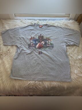 Vintage Y2K 2006 Super Bowl XL NFL Football T Shirt Steelers Seahawks Size 2XL